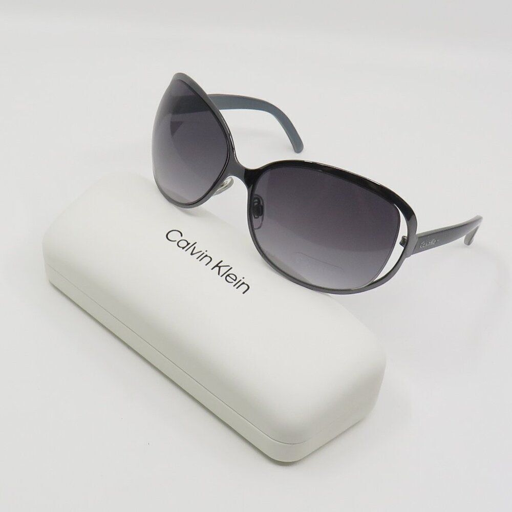 Calvin Klein New CK R334S 001 Gunmetal/Grey Sunglasses